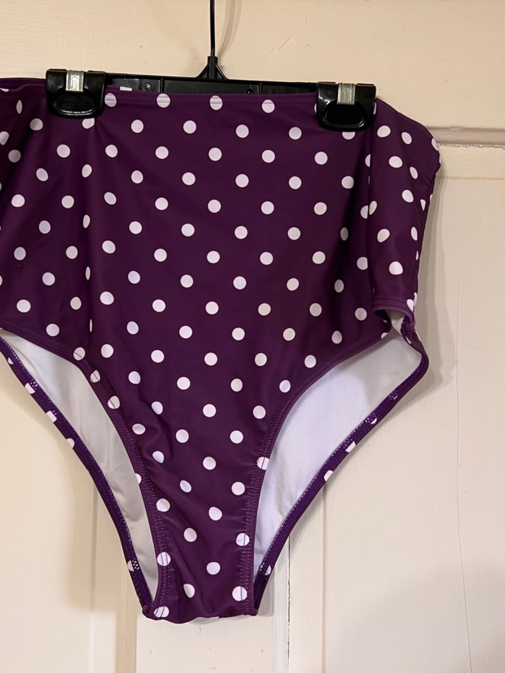 BloomChic Polka Dot Purple 2-Piece Swim Dress size 14-16 - Picture 10 of 14